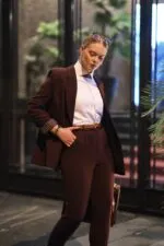 ÇİZGİLİ ASTARLI TAKIM