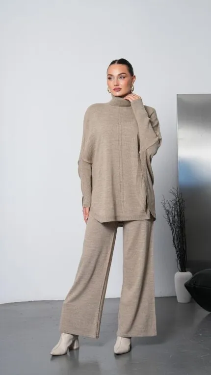MINK - MINK PONCHO SET