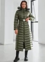KEMERLİ UZUNKÜRKLÜ YAKA MONT