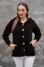 ACI KAHVE Kapüşonlu Sakal Hırka
