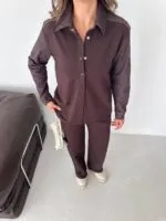 ACI KAHVE Kot garnili polo yaka takım