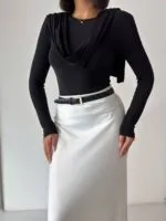 Fular Detaylı Bluz