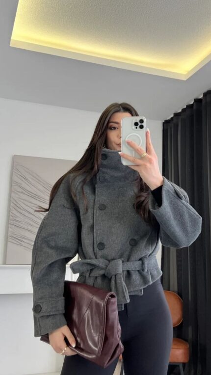 KAŞE CROP CEKET